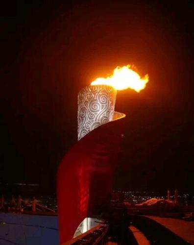 奥运火炬是真火吗